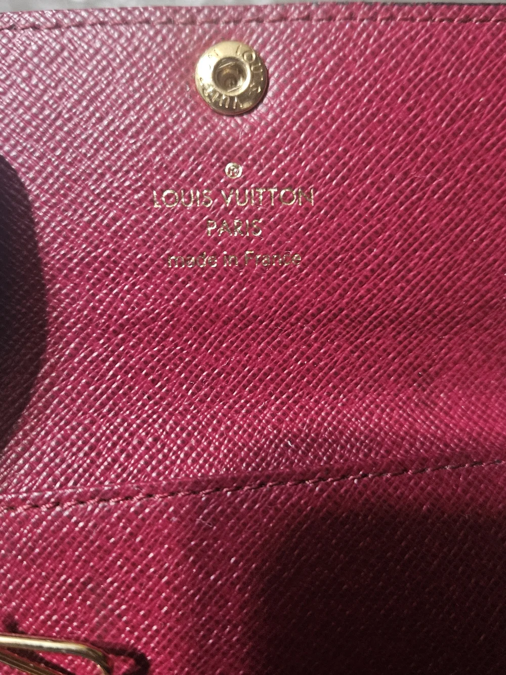 Authentic Louis Vuitton Microchip Keyholder -Very Good Condition
